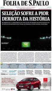 Folha de São Paulo destaca o "Mineirazzo"